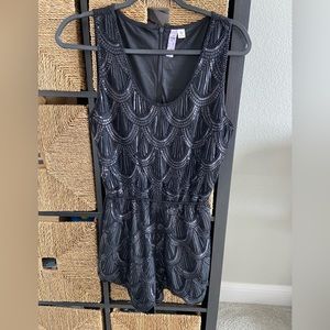 Alya Boutique Beaded Romper